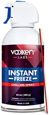 Vaxxen Labs Instant Freeze - Professional Strength Freeze Spray - XXL 10 Oz - Made in USA