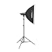 Produktbild Walimex pro Emerger 200 Set Single - leistungsstarke Studio Blitzleuchte mit 2,4 GHz Empfänger, 200 Ws, kurzer Wiederaufladezeit, LED-Einstelllicht, 16 Kanäle und 4 Gruppen, kompakt und mobil