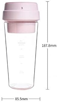 Cup Mini Portable Blender Juicer Mixer Food Processor 400ML Magnetic Charging 30 Seconds of Quick Juice(D)