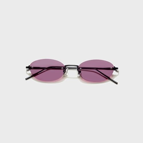 Image of SAM AND MARSHALL DUSK Sunglasses I Rimless I 400UV Protection I Metal Built I Oval Sunglass I Unisex
