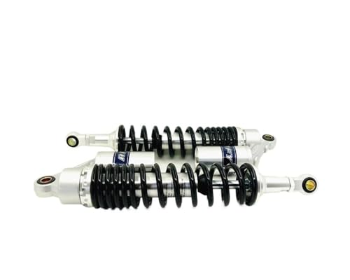 Amortisseur moto 420mm suspension ressort 8mm pour quad ATV noir blanc