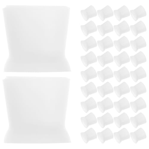 Tazas de silicona para tatuar USHOBE para estudio de tatuajes contenedor limpio