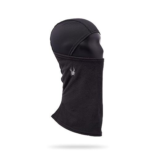 Cagoule Guide Spyder garçons noir bonnet passe-montagne enfant ski hiver