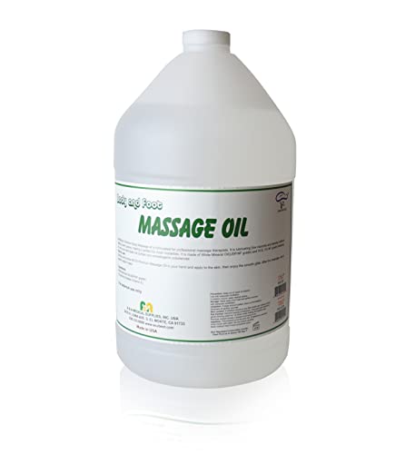 Premium Body Mineral Oil for Spa and Massage | 1 Gallon / 128 OZ | USP Grade | Relaxing | Soothing | Therapeutic | Repair Dry Skin | Hydrate and Nourish | Unscented | Clear | Allergy-Friendly (1)