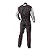 K1 RaceGear Driving Suit, GK2, 1-Piece, Single Layer, Nylon, Boot Cut, Black/Red, Large, Each