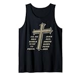 Lustige christliche Jesus-Rollenmodelle Kamen ins Gefängnis Tank Top
