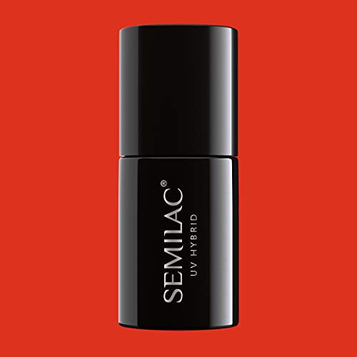 062 UV Nagellack Hybrid Semilac Poppy Red 7 ml – Bild 3