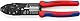 KNIPEX Crimpzange mit Mehrkomponenten-Hüllen schwarz lackiert 230 mm, 97 21 215 B