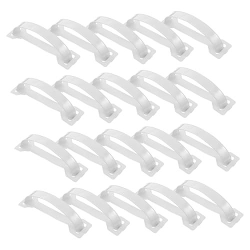 SOLUSTRE 100pcs Carton Handle Carrying Handle Self Adhesive Carry Handle Package Handles Shipping Straps Cardboard Handles Carrying Straps Cartons Handle Carry Straps White or
