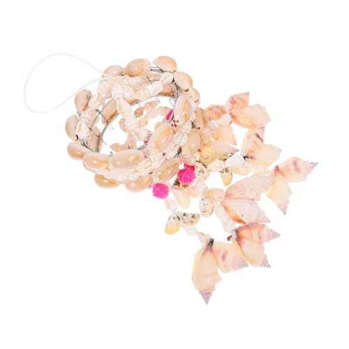 Carillon à vent en conque style aléatoire ornement marin fait main