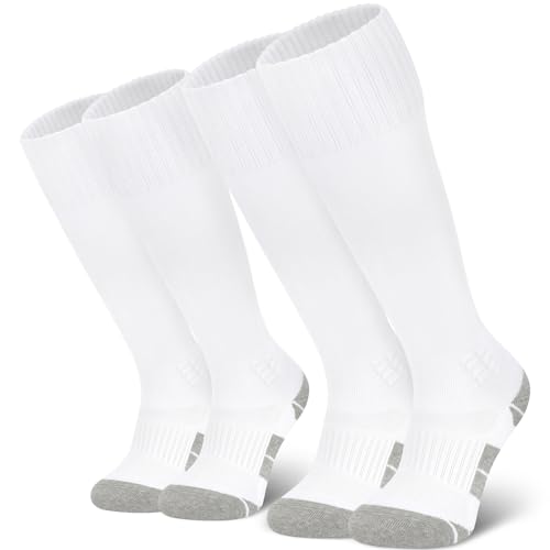 Olreco Soccer Socks Youth Adult Kids Baseball Socks Youth Boys Girls Softball Socks Knee High Youth Football Socks Team Sport