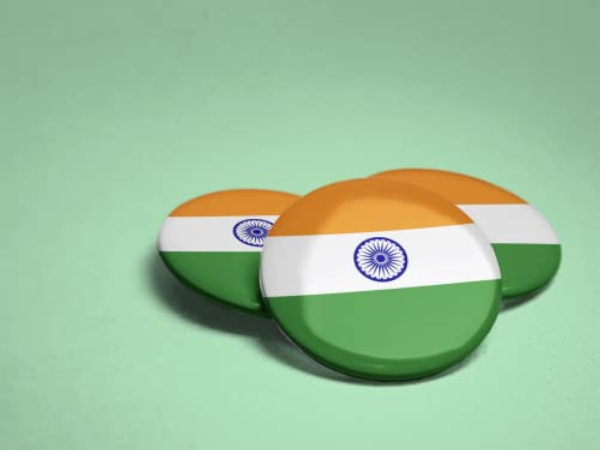National Republic Tricolor Flag Badges Pin Button