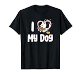 Disney Bolt I Love My Dog Centered Filled Portrait T-Shirt