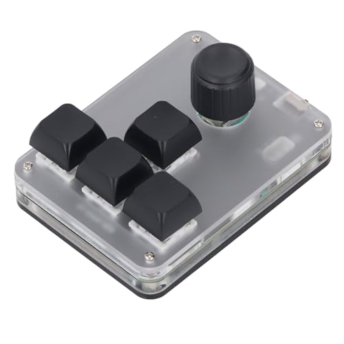 Clavier macro programmable USB C et Bluetooth Walfront à 4 touches et 1 bouton rotatif - 2