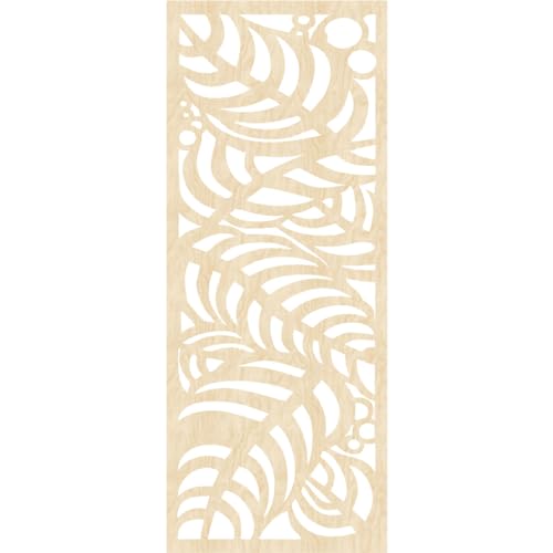 Image of 21 3 /8 inchW x 54 3 /8 inchH x 3 /8 inchT Mills Decorative Fretwork Wood Wall Panels, Birch
