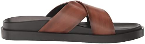 Stacy Adams Men's Montel Cross Strap Slide Sandal, Cognac, 12 | Image 5