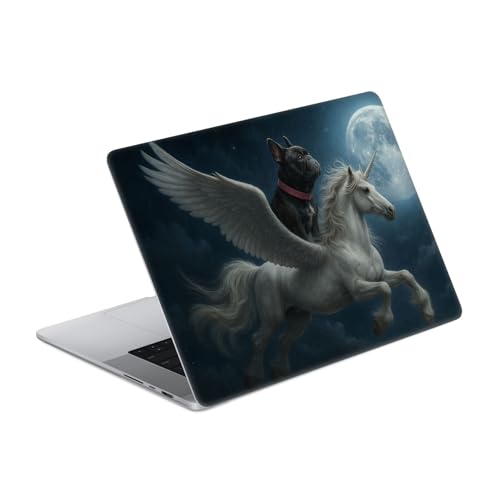 Autocollant MacBook Pro 14 A2442 Vinyle Licorne Bulldog par Klaudia Senator