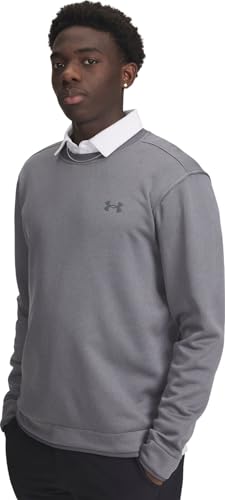 Under Armour - Mens Fleece Crew Neck Sweater, Color Csr (025), Size: Large x Tall