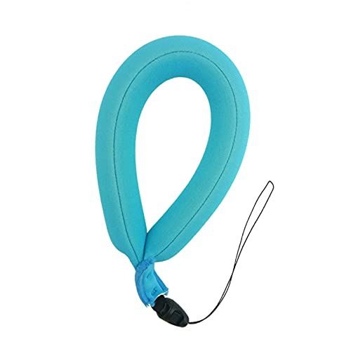 H HILABEE Flotador de cámara Impermeable, Correa de Flotador Impermeable para cámara subacuática, Correa de Mano de Correa Flotante Universal Funciona con - Azul