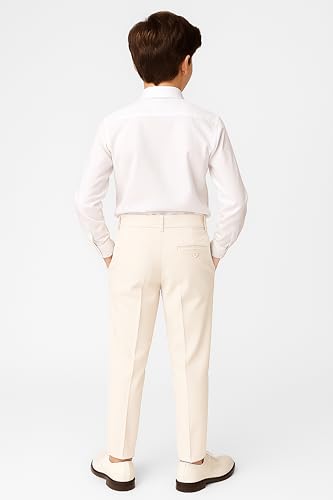 SIRRI Boys Slim Fit Formal Adjustable Waist Party Dress Pants Ages 1-162