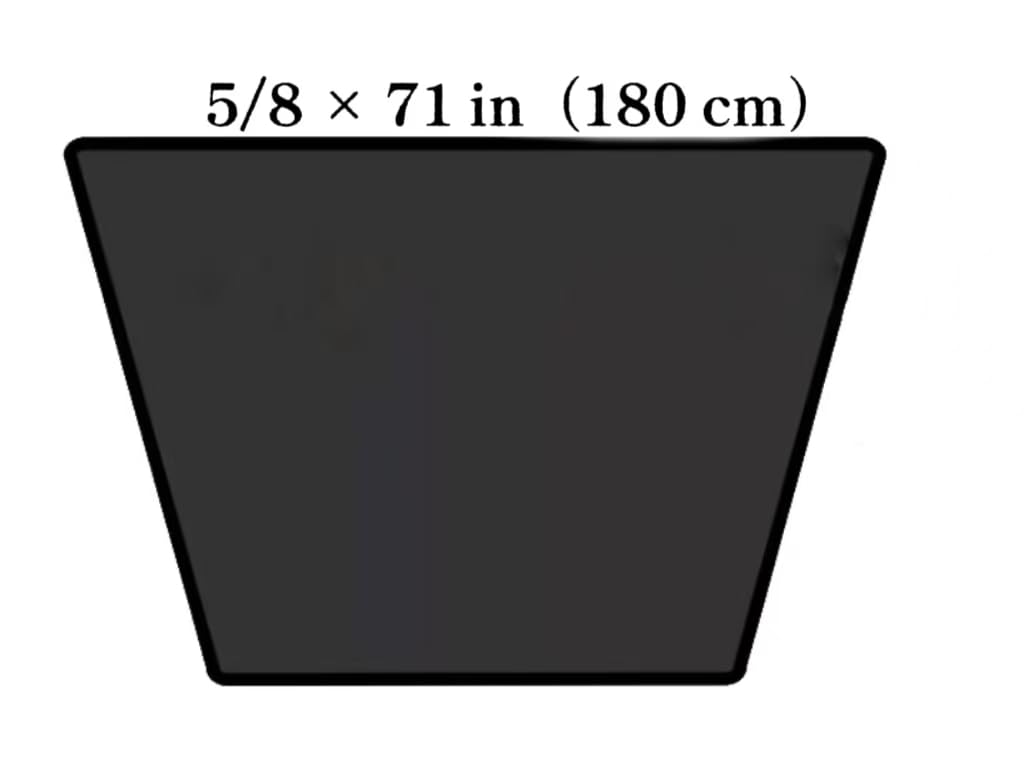 B68/5L710, B68 Belt, 5L710 Belt, B68 V-Belt, 5L710 V-Belt,B68 or 5L710 Belts, 5/8 x 71in 2 Pcs