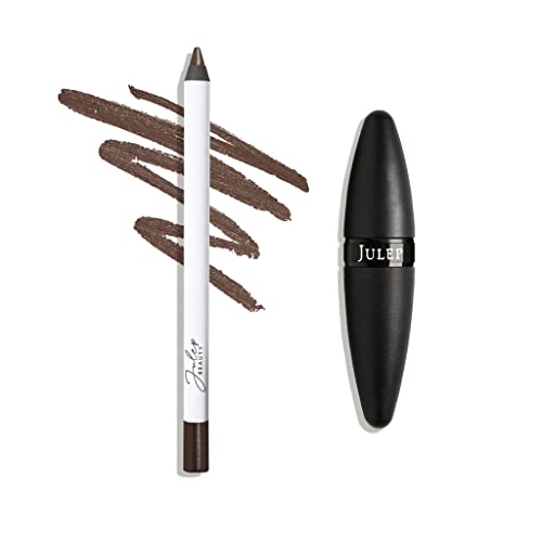Julep When Pencil Met Gel Sharpenable Multi-Use Longwear Eyeliner Pencil - Chocolate Brown Shimmer - Transfer-Proof - High Performance Liner and Cosmetic Makeup Sharpener