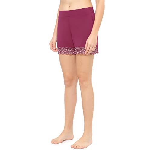 Image of Amante Solid Above Knee Mid Rise Short