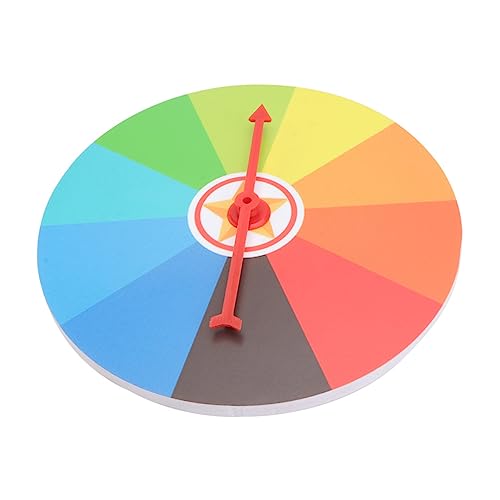 ERINGOGO DIY Rotating Prize Wheel Wall Mountable 10 Slot Carnival Game for Parties Schools