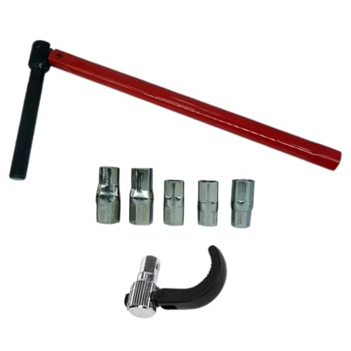 Herramienta manual de fontanería, herramienta de instalación de llave de vaso, juego de 7 llaves de 8 a 13 mm, herramienta de instalación de grifo, llave de tubo, herramienta de fontanería manual para