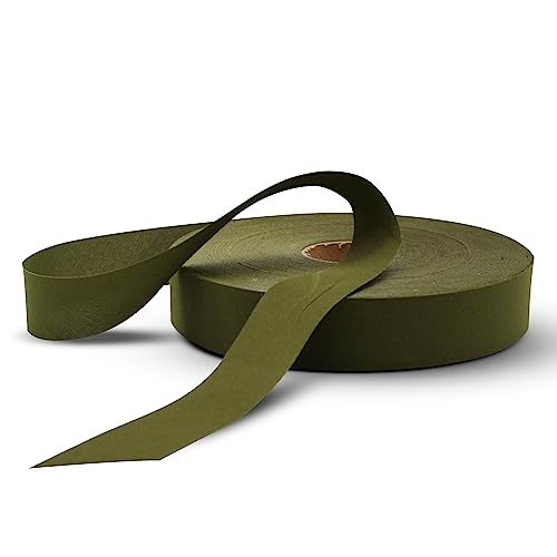 DOJA Barcelona | Biais de Couture Vert | 1 Rouleau Biais Couture 100m | Large 20mm | Ruban Vert Polyester | Biais au Metre | pour Ruban Couture, Passepoil...