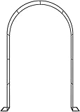 【Diseño ligero】El arco de boda es ligero y fácil de montar. Los arcos decorados con flores se ven geniales y son muy adecuados para ocasiones importantes, como bodas, banquetes de bodas, aniversarios, fiestas de cumpleaños, decoraciones navideñas (excluyendo decoraciones)