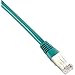 Black Box Cat5e 350-MHz, Shielded, Solid Backbone Cable (FTP), PVC, Green, 30-ft. (9.1-m)