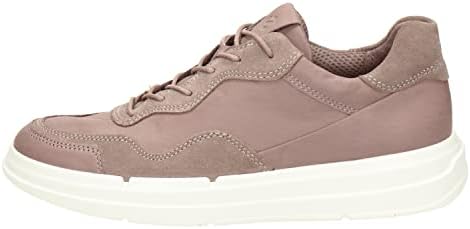 ECCO womens Soft 10 Tie Sneaker, Woodrose Suede, 9-9.5 US | Image 7