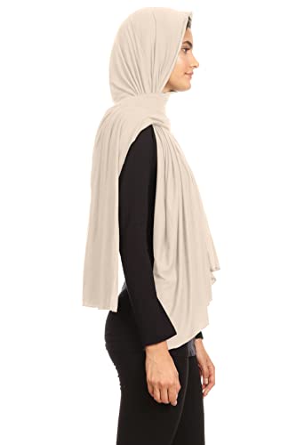 Jersey Hijab Head Scarf for Women - Made in the USA - Muslim, African and Indian Fashion Compatible3