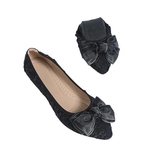 Womens Dressy Ballet Flats Soft Shoes for Women Comfortable Slip on Dress Shoes Foldable Flats for Women Casual