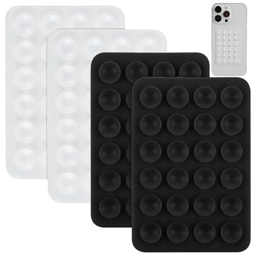 FYJLXF 4Pcs Silicone Suction Phone Case Mount, Hands-Free Sticky Cell Phone Grip Silicone Phone Sticky Grip for Selfies and Tiktok Videos Compatible with iPhone and Android Cases FYJLXF 4Pcs Silicone Suction Phone Case Mount, Hands-Free Sticky Cell Phone Grip Silicone Phone Sticky Grip for Selfies and Tiktok Videos Compatible with iPhone and Android Cases