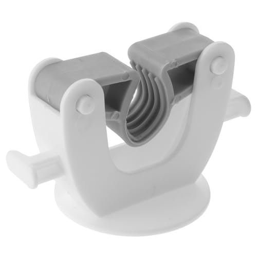 STOBAZA Mop Holder Suction Cup Hooks 4 Pcs Suction Cup Hook Mop Hook up Broom Multifunction White Hanger Broom Holder