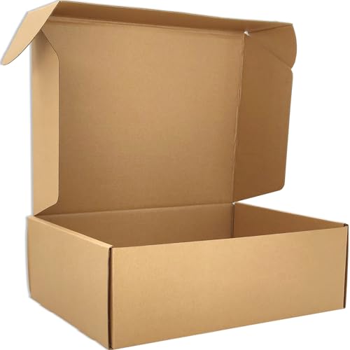 Brown Shipping Boxes for Small Business Pack of 20-12x9x4 inches Cardboard Corrugated Mailer Boxes for Shipping Packaging Craft Gifts Giving Products