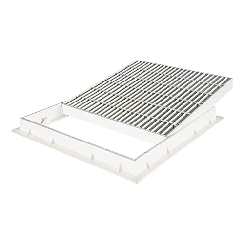 OemClima Square main drain cover for inground pool drain grate cover plate grill for swimming pool, Outer dimension 186x186mm - Image 3