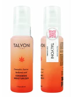 Talyoni Ceramide Moisturizer With Hyaluronic Acid 1 oz