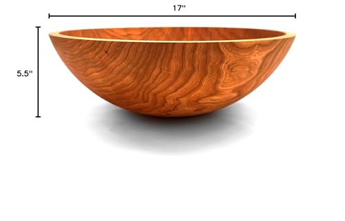 JK Adams 17" Hardwood Bowl, Cherry
