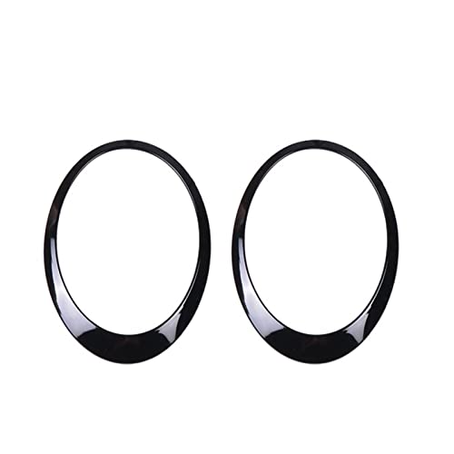 Sourcils de phares pour Mini Cooper R50 R52 R53 entourage de feux avant noir