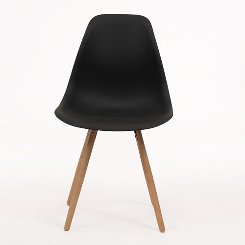 POSTQUAM Italian Design Silla Estocolmo - Color Negro