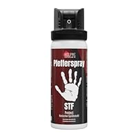 HelpMe Deutschland Pfefferspray mit 9.000.000 Scoville – Starkes KO PAVA Spray mit extra starkem Stinkstoff, Buchenholzteer & rotem Farbstoff – Legal in Deutschland, zur Tierabwehr