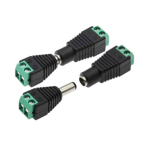 Adaptador DC para solucionar incompatibilidad de clavija en cámaras CCTV y tiras de luz LED