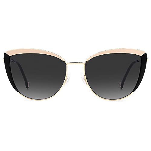 Carolina Herrera HER 0112/S Gold Black/Dark Grey Shaded 58/17/145 women Sunglasses2