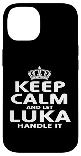 Keep calm LUKA T�V���c �p�[�J�[ �X�E�F�b�g�V���c �M�t�g �X�}�z�P�[�X iPhone 14 �p