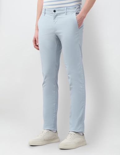 Image of U.S.Polo Association Men's Denver Slim Fit Textured Trousers