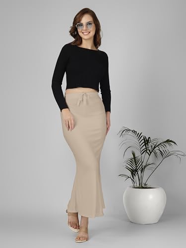 Image of Nexsus Stretchable Saree Shapewear | Petticoat for Women | Cotton Blended | Skirts for Women | Shape Wear Dress for Saree | Available in 80+ Colors and Plus Sizes