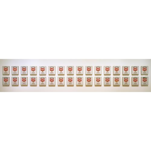 Impression sur toile Campbell's Soup ARTICULOZY 76x101 cm grand format affiche pop art prête à encadrer